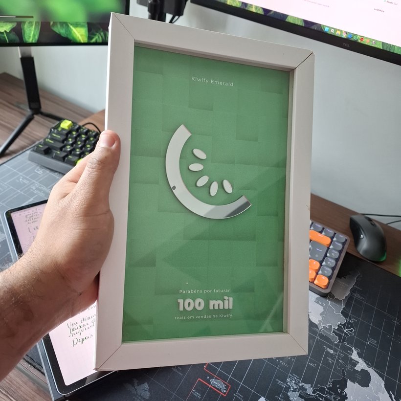 Print de faturamento: R$ 100 mil nos primeiros 3 meses
